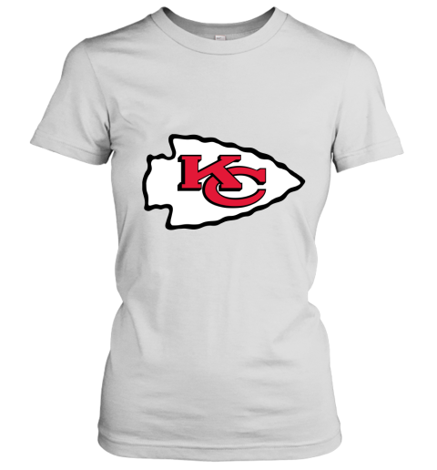 Kansas City Chiefs Line Gray Victory Arch Women's T-Shirt