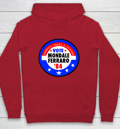 Walter Mondale and Geraldine Ferraro Campaign Button Youth Hoodie 7