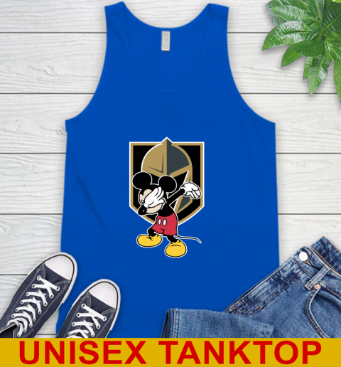 Vegas Golden Knights NHL Hockey Dabbing Mickey Disney Sports Tank Top 5
