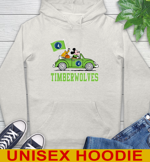 NBA Basketball Minnesota Timberwolves Pluto Mickey Driving Disney Shirt Hoodie 12
