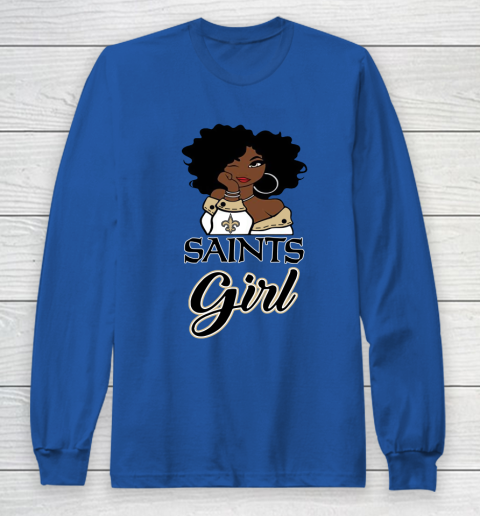 New Orleans Saints Girl NFL Long Sleeve T-Shirt 9