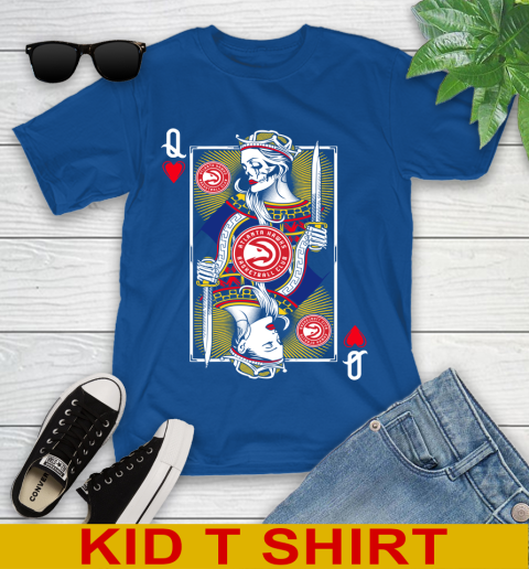 NBA Basketball Atlanta Hawks The Queen Of Hearts Card Shirt Youth T-Shirt 10