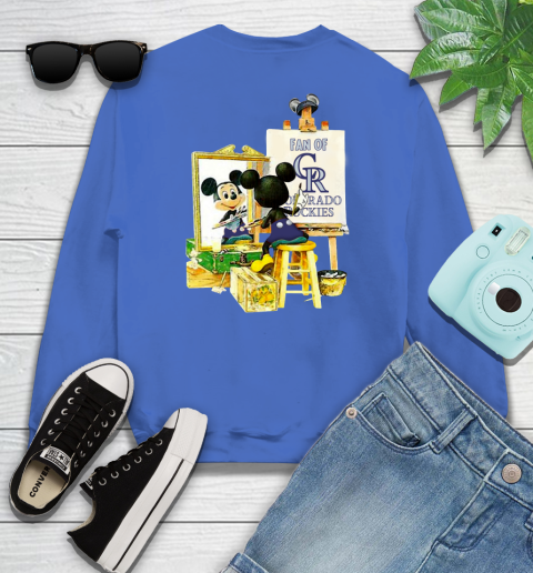 MLB Baseball Colorado Rockies Mickey Drawing Shirt 110