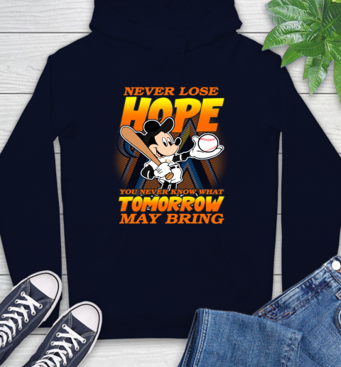 Miami Marlins MLB Baseball Mickey Disney Never Lose Hope Hoodie 3