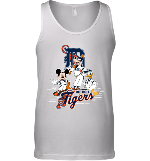 Detroit Tigers Mickey Donald And Goofy Baseball Premium Men's T-Shirt 