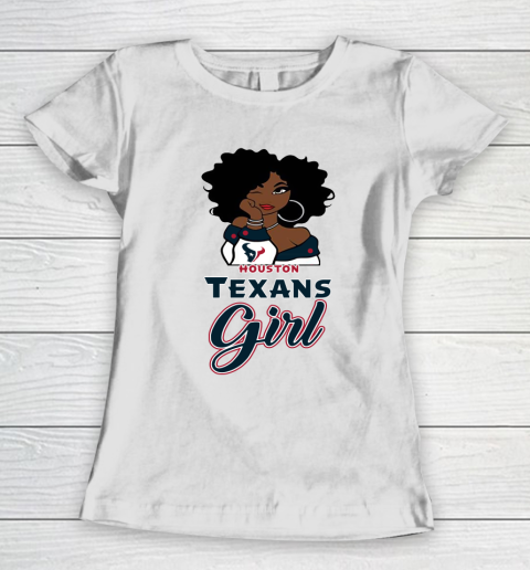 Houston Texans Girl NFL Women's T-Shirt 3