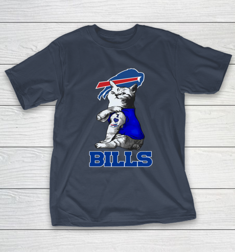 NFL Football My Cat Loves Buffalo Bills T-Shirt 3