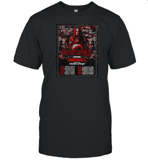 Wednesday 13 Performs Murderdolls Tour 2024 T-Shirt