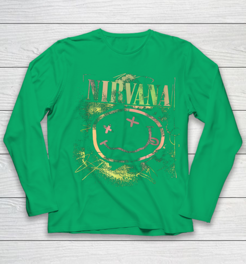 Vintage Nirvanas Smile Design Limited Youth Long Sleeve 4