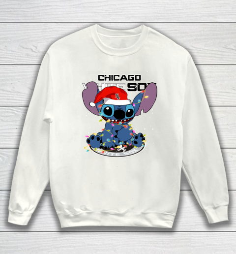 Chicago White Sox MLB noel stitch Baseball Christmas Sweatshirt