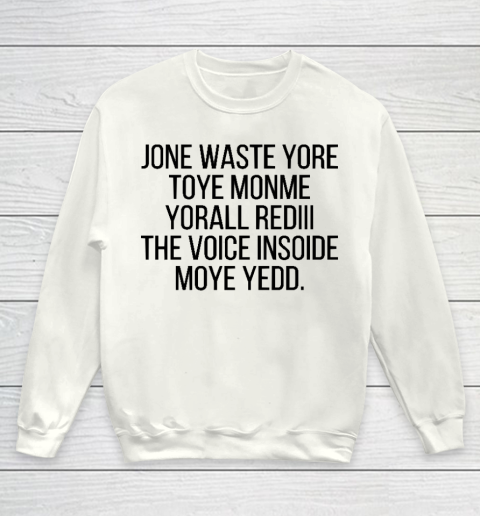 Blink 182 I Miss You Funny Jone Waste Yore Youth Sweatshirt