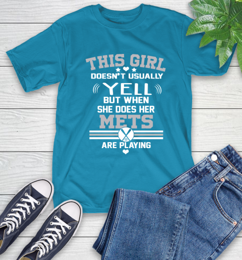 New York Mets MLB Baseball I Yell When My Team Is Playing T-Shirt 9