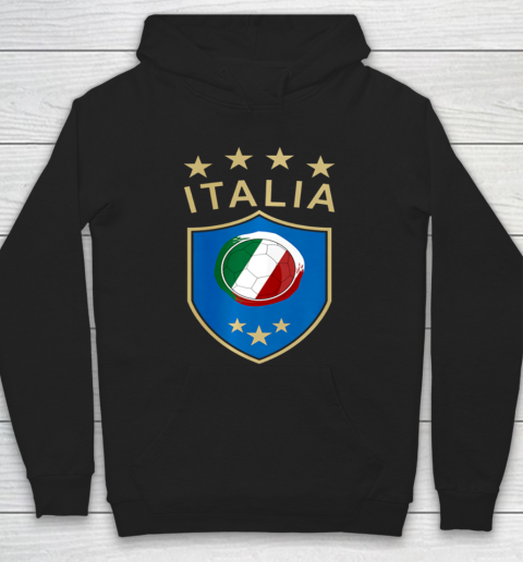 Italy Soccer Italian Italia Flag Football Player Hoodie
