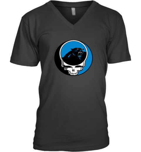 Carolina Panthers x Grateful Dead V-Neck T-Shirt