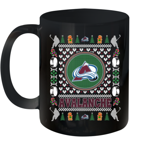 Colorado Avalanche Merry Christmas NHL Hockey Loyal Fan Ceramic Mug 11oz