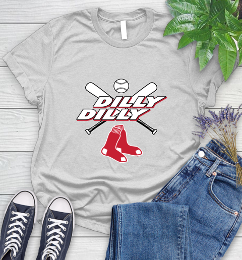 MLB Boston Red Sox Dilly Dilly Baseball Sports Women's T-Shirt