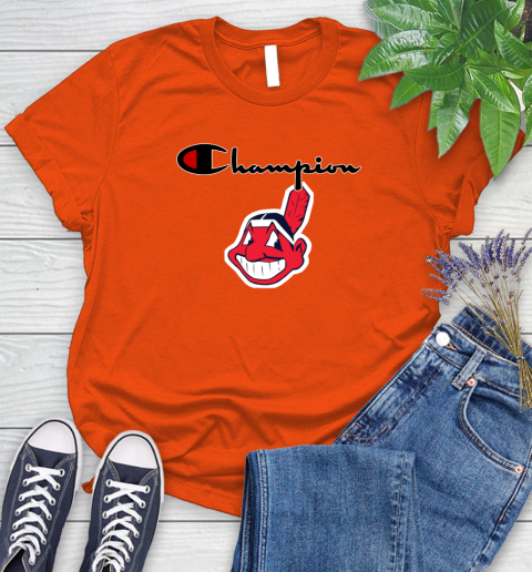 MLB Baseball Cleveland Indians Champion Shirt Women's T-Shirt 2
