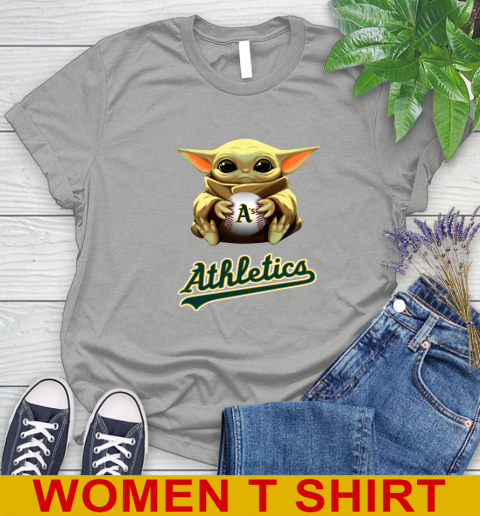 MLB Baseball Oakland Athletics Star Wars Baby Yoda Shirt 99