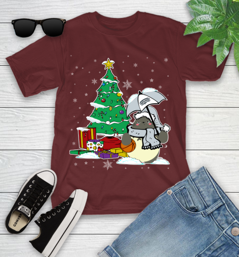 San Antonio Spurs NBA Basketball Cute Tonari No Totoro Christmas Sports Youth T-Shirt 14