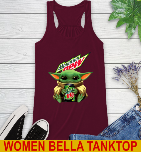 Star Wars Baby Yoda Hugs Mountain Dew Soft Drink Shirt 39