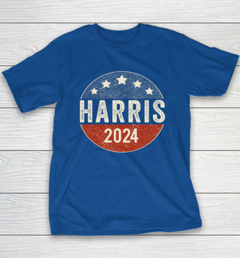Kamala Harris 2024 For President Campaign US Flag Youth T-Shirt 6