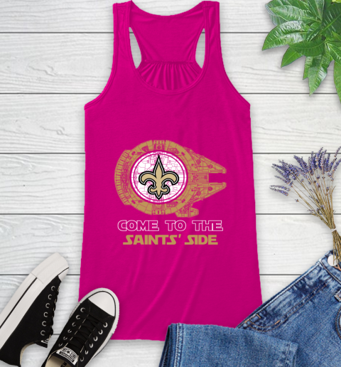NFL Come To The New Orleans Saints Wars Football Sports Racerback Tank - Image 8