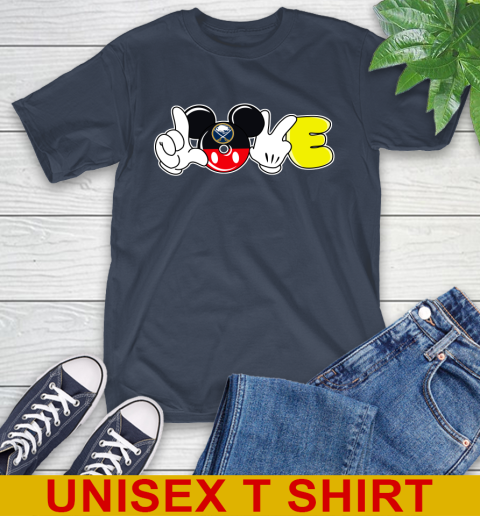 Buffalo Sabres NHL Hockey Love Mickey Disney Sports T-Shirt 4