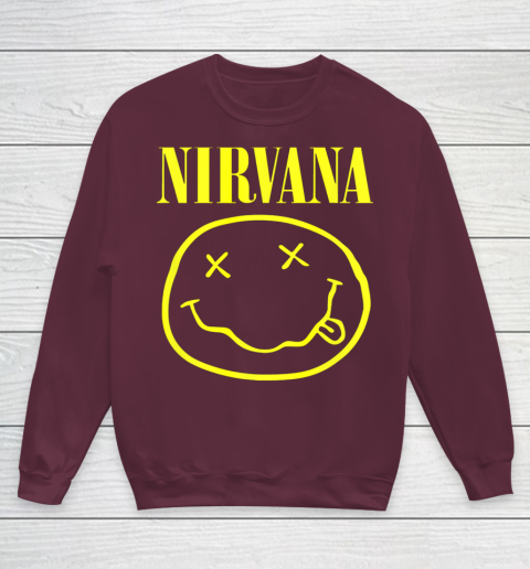 Vintage Nirvanas Youth Sweatshirt 4