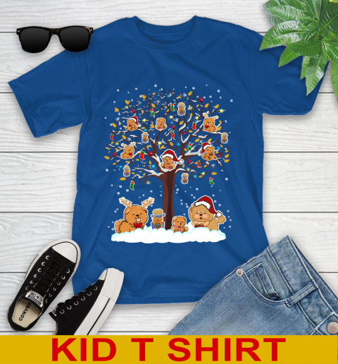 Chow Chow dog pet lover light christmas tree shirt 106