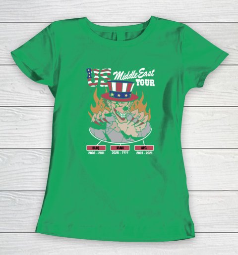 US Middle East Tour Iraq Iran AFG Women's T-Shirt 4