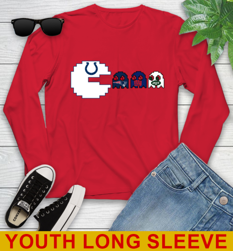 Indianapolis Colts NFL Football Pac Man Champion Youth Long Sleeve 11