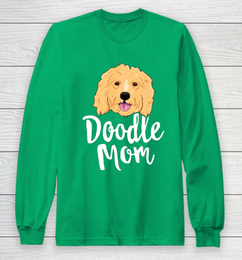 Dog Mom Shirt Doodle Mom T Shirt Women Goldendoodle Dog Puppy Mother Long Sleeve T-Shirt 4