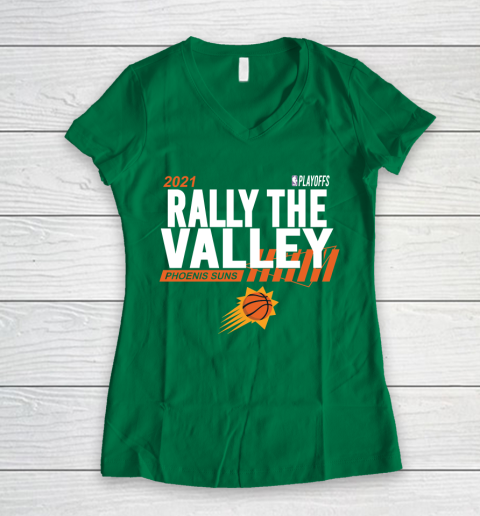 Rally The Valley Phoenixes Suns Women's V-Neck T-Shirt 3