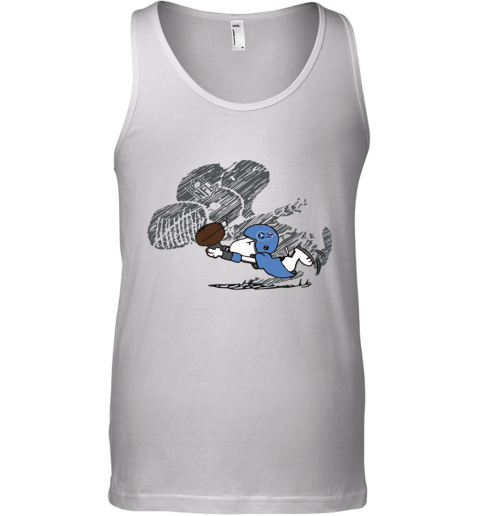 Tennessee Titans Snoopy Plays The Football Game facr tennessee titans snoopy plays the football game unisex tank 17 front white