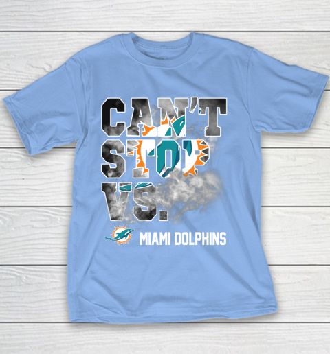 NFL Miami Dolphins Can't Stop Vs Youth T-Shirt 8
