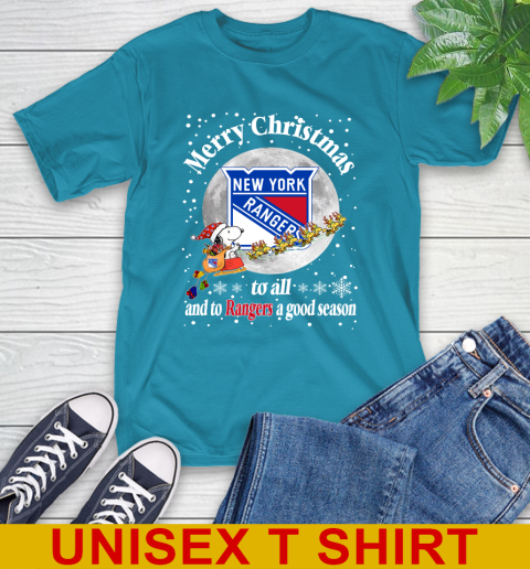New York Rangers Merry Christmas To All And To Rangers A Good Season NHL Hockey Sports T-Shirt 9