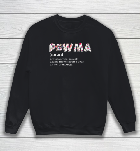 Pawma Definition Shirt Mama Grandma Dog Lovers Sweatshirt