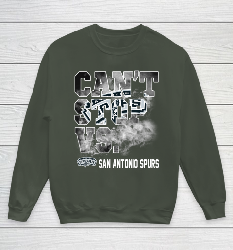 NBA San Antonio Spurs Basketball Can't Stop Vs Youth Sweatshirt 8