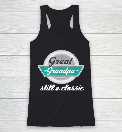 Grandpa Funny Gift Apparel  Mens Great Grandpa Gifts Funny Fathers Day Racerback Tank