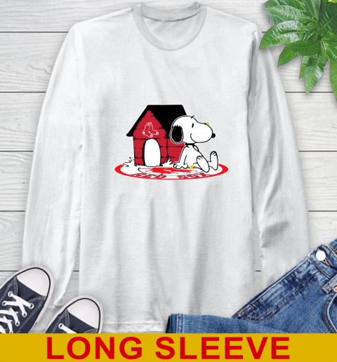 MLB Baseball Boston Red Sox Snoopy The Peanuts Movie Shirt Long Sleeve T-Shirt