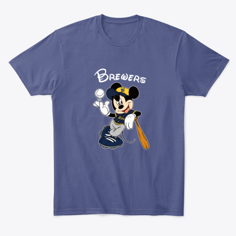 idvu baseball mickey team milwaukee brewers classic t shirt 2 front purple