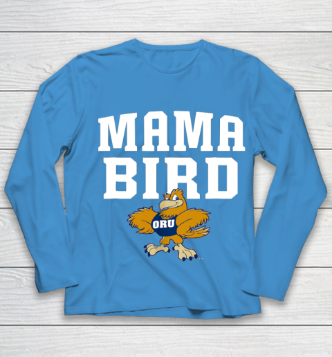 Oral Roberts Golden Eagles Mama Mascot Youth Long Sleeve 5