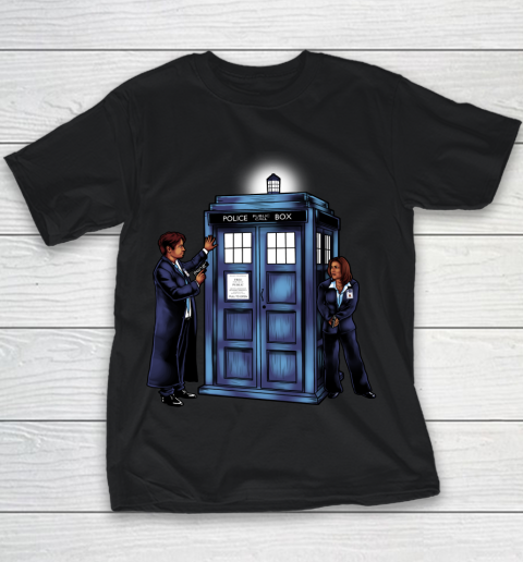 Doctor Who Shirt The Agents have the Phone Box Youth T-Shirt