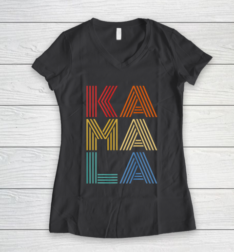 Kamala Harris Women's V-Neck T-Shirt 8