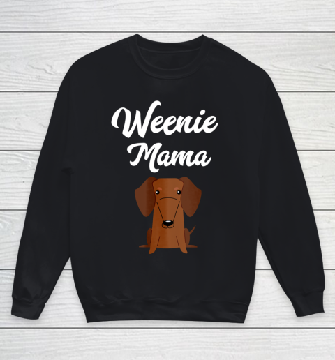 Dog Mom Shirt Dachshund Mom T Shirt Weiner dog Women Youth Sweatshirt