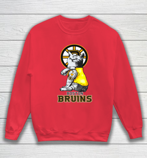 NHL My Cat Loves Boston Bruins Hockey Sweatshirt 7