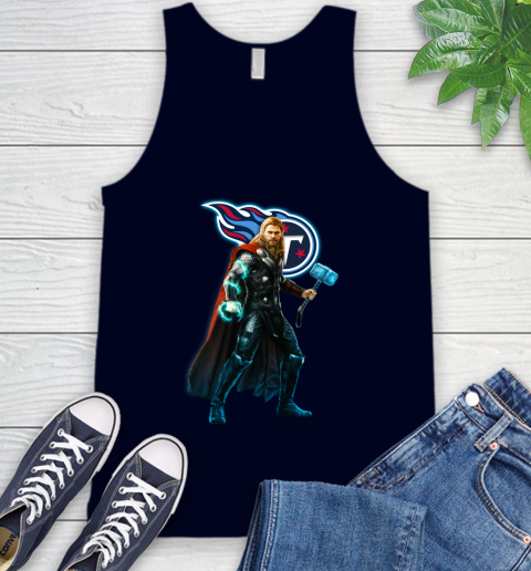 NFL Thor Avengers Endgame Football Tennessee Titans Tank Top 3