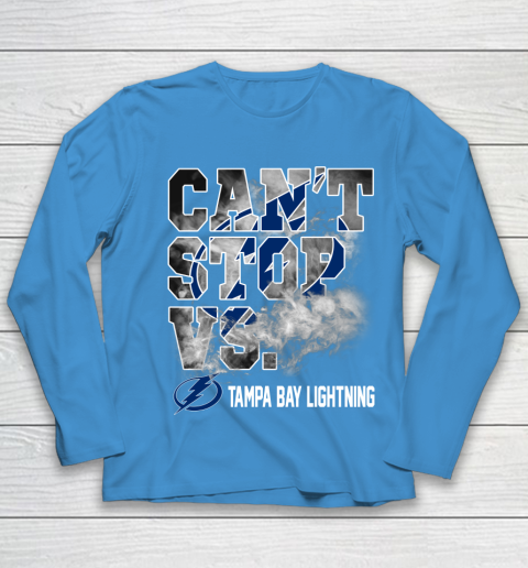 NHL Tampa Bay Lightning Hockey Can't Stop Vs Youth Long Sleeve 5