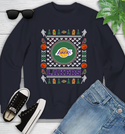 Los Angeles Lakers Merry Christmas NBA Basketball Loyal Fan Ugly Shirt 116