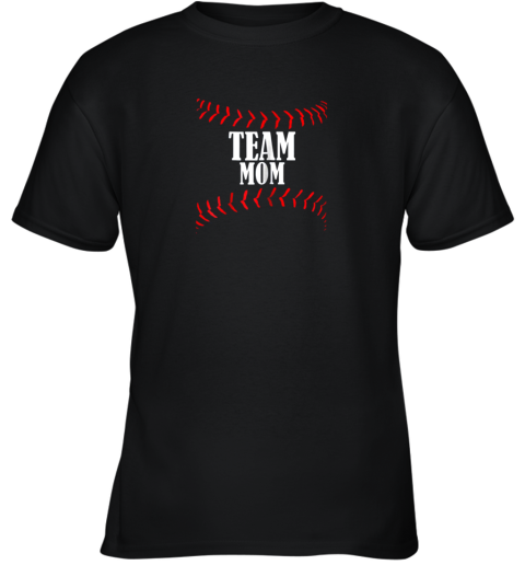 Baseball Softball Team Mom Shirt Gift Youth T-Shirt